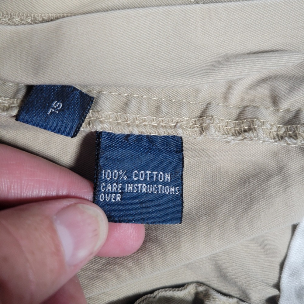 Polo Ralph Lauren Chino Shorts Mens 35 Khaki Tan Cotton Twill Classic Fit - Picture 7 of 11